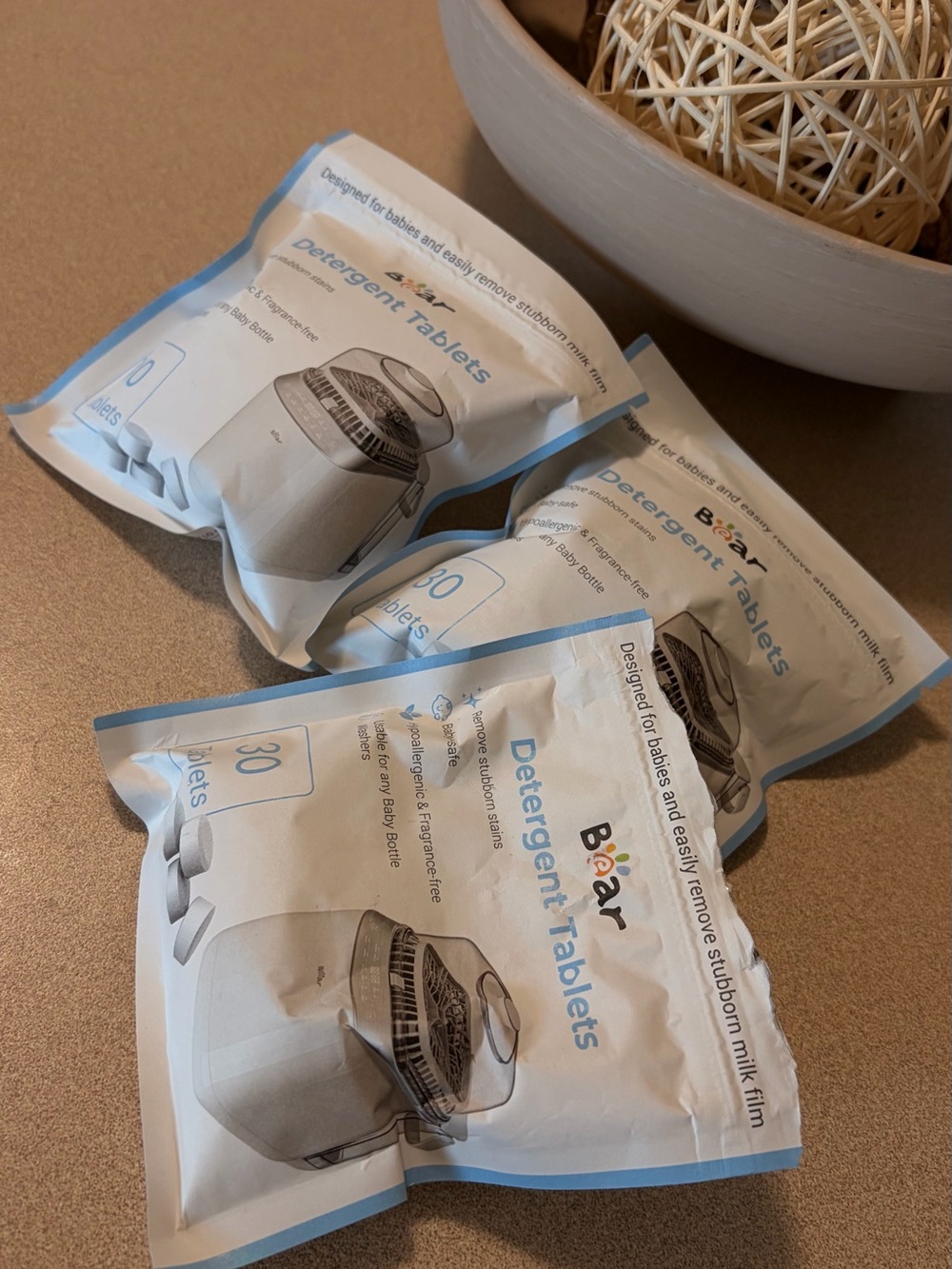 Baby Detergent Tablets - White & Blue